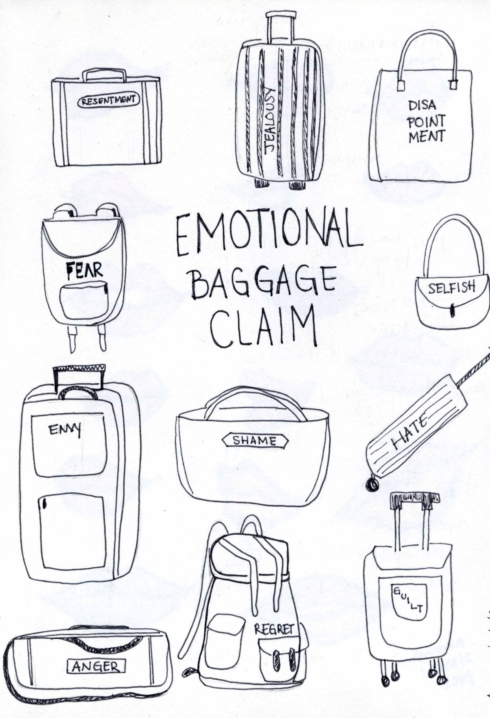 Travelling Series (Emotional Baggage Claim)